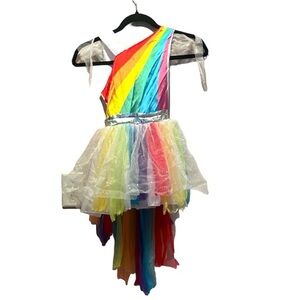 Spritz Girl’s Rainbow Costume St Patrick’s Day Pot of Gold Size Small?